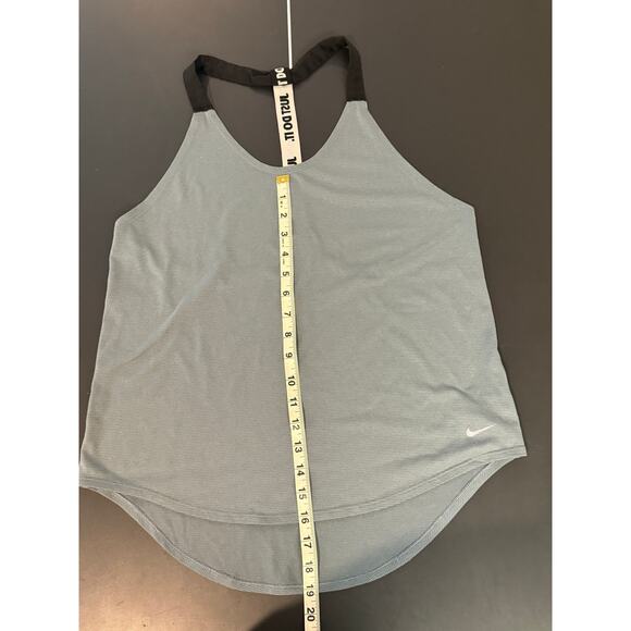 Nike Women's Dri-FIT Elastika Tank Top - Gray, Size M Sleeveless Loose Fit - Picture 8 of 8